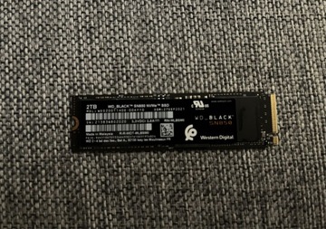 WD Black SN850 2TB NVMe obudowa USB