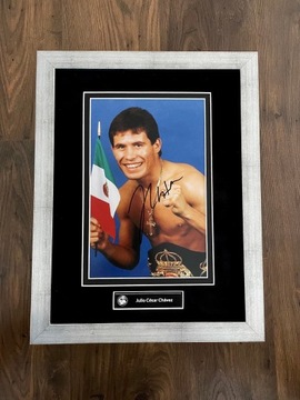 Julio Cesar Chavez oryginalny autograf certyfikat