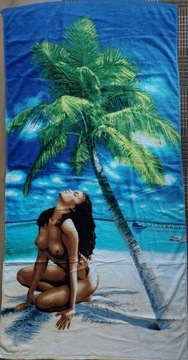 Ręcznik plażowy kobieta