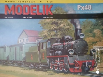 Model lokomotywy wąskotorowej PX 48