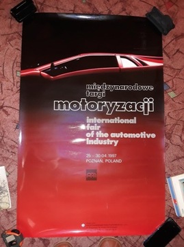 Plakat Poznań 1997 Targi motoryzacji
