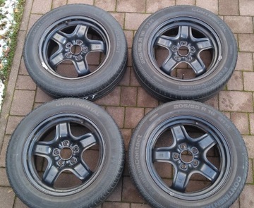 Koła felgi opel 16" 5x110 ET 39 opony 205/55R16