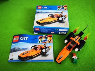 LEGO CITY, 100% komplet 60178 samochód wyścigowy