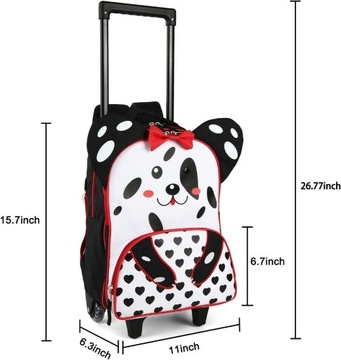 Seastig plecak na kółkach dla małych dzieci, walizka ++9+