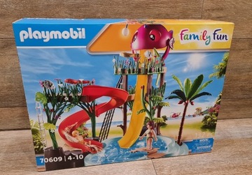 PLAYMOBIL Family Fun 70609 Aqua Park zjeżdżalnie