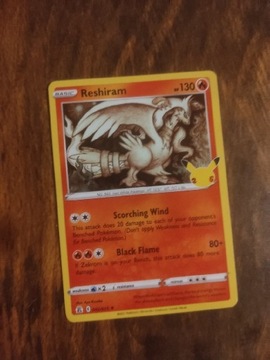 Pokemon tcg celebrations Reshiram 