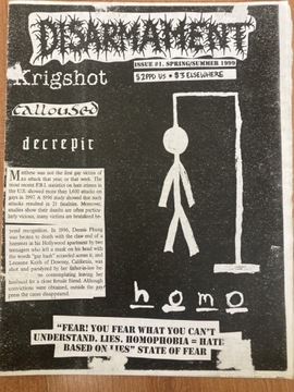 Disarmament punk fanzine - 1999