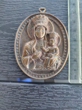 Medalion duży Matka Boska
