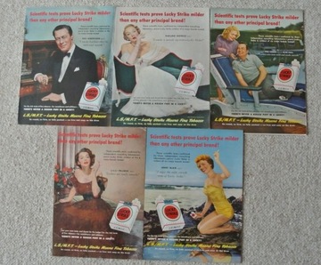 5 niesamowitych reklam VINTAGE LUCKY STRIKE