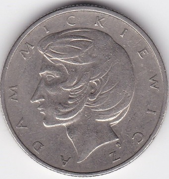 10 złotych - Adam Mickiewicz, rok 1975