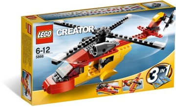 LEGO CREATOR 5866 HELIKOPTER RATUNKOWY z 2010r.