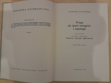 Wstęp do teorii mnogości i topologii Kuratowski
