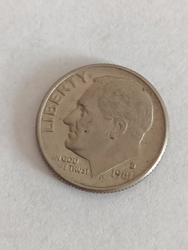 10 cent 1981 D USA  