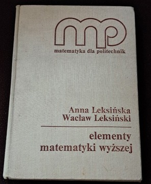 Elementy matematyki wyższej.