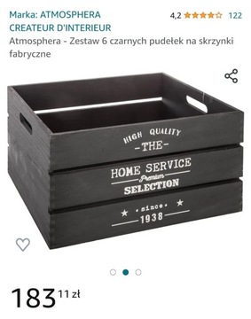 Skrzynki ozdobne 5 sztuk