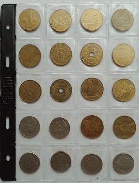 Zestaw 120 monet: PRL i 2 zł okolicznościowych