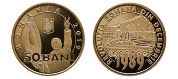 Rumunia 50 bani 2019 revolucja 1989