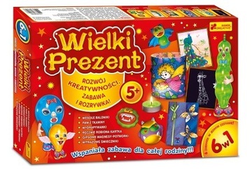 Wielki prezent idealna kreatywna zabawka na ferie