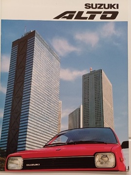 Prospekt Suzuki Alto. 1984 UNIKAT