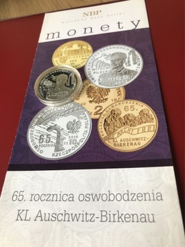 10 zł 65 rocznica oswobodzenia KL Auschwitz