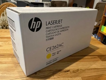 Toner HP CE262AC do LaserJet Yellow