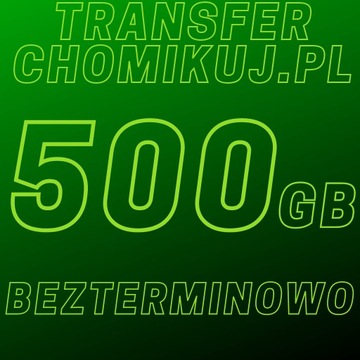 500 GB Transferu na Chomikuj – Bez Limitu Czasu!