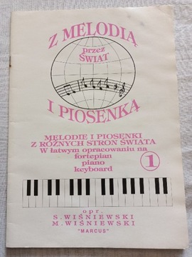 Z melodia przez świat. Nuty na fortepian i gitarę.