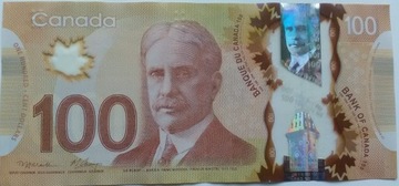 Dolary Kanada banknoty $100