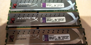 3xPamięć RAM Kingston HyperX  2x4 8GB KHX1600+ 2GB