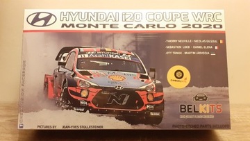 Hyundai i20 Coupe WRC, Belkits BEL-021, skala 1:24