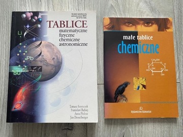 Tablice matematyczne, chemiczne, fizyczne, astronomiczne + gratis