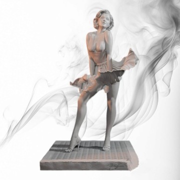 Figurka druk 3D żywica " Marylin Monroe "-12cm