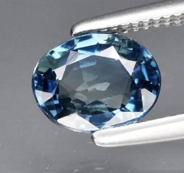 Niebiesko Zielony Szafir 0,72ct 6x4.8mm Tajlandia