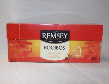 Herbata Remsey Rooibos pomarańczowa z cynamonem