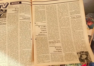 Anna JANTAR - gazeta z 1982 roku