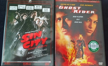 CIN CITY, GHOST RIDER, LEKTOR, WILLIS, CAGE, MENDES, ROURKE, DEL TORO, OWEN