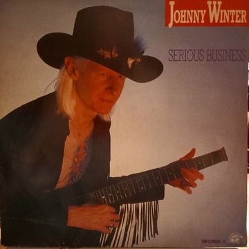 Johnny Winter Serious Business LP Winyl Re PL EX-