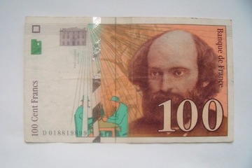 BANKNOT FRANCJA  100 FRANKÓW 1997