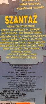 BLACKMAIL-SZANTAŻ Kaseta VHS, sensacja z 1991 r