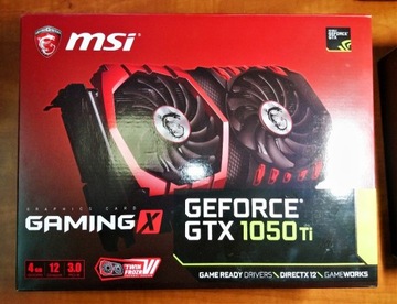 Karta graficzna MSI GeForce GTX 1050 TI GAMING X 