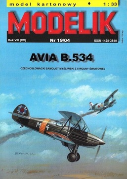 AVIA B.534 Modelik