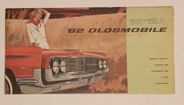 1962 Oldsmobile folder prospekt