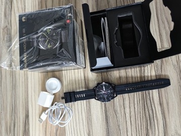 Huawei Watch GT 3 46mm czarny  - stan igła, nowy