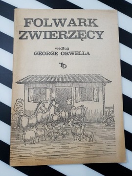 Orwell  Folwark Zwierzęcy Komiks 1989 I Wydanie 