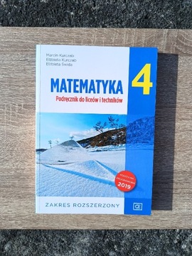 Matematyka 4 podręcznik z. rozszerzony Pazdro NOWY