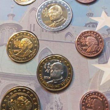 Prototyp kolekcja polskich próbnych monet euro
