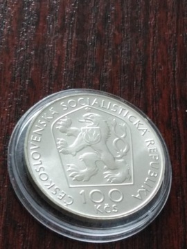 Moneta 100 koron 1976 Czechosłowacja 