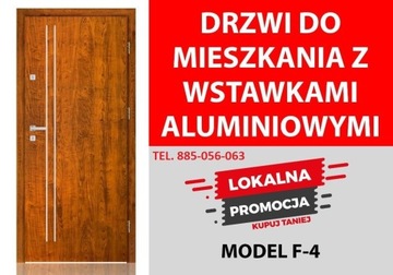 Drzwi polskie zewnętrzne do bloku z montażem!