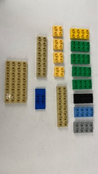 Lego Duplo płytka 16 szt 2 4 8 4x8 pin płaskie