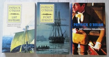 Patrick O'Brian - zestaw trzech książek